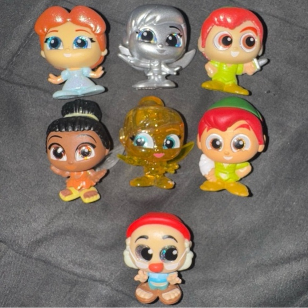 Peter Pan Set Of 7 Disney Just Play Doorable Figures
